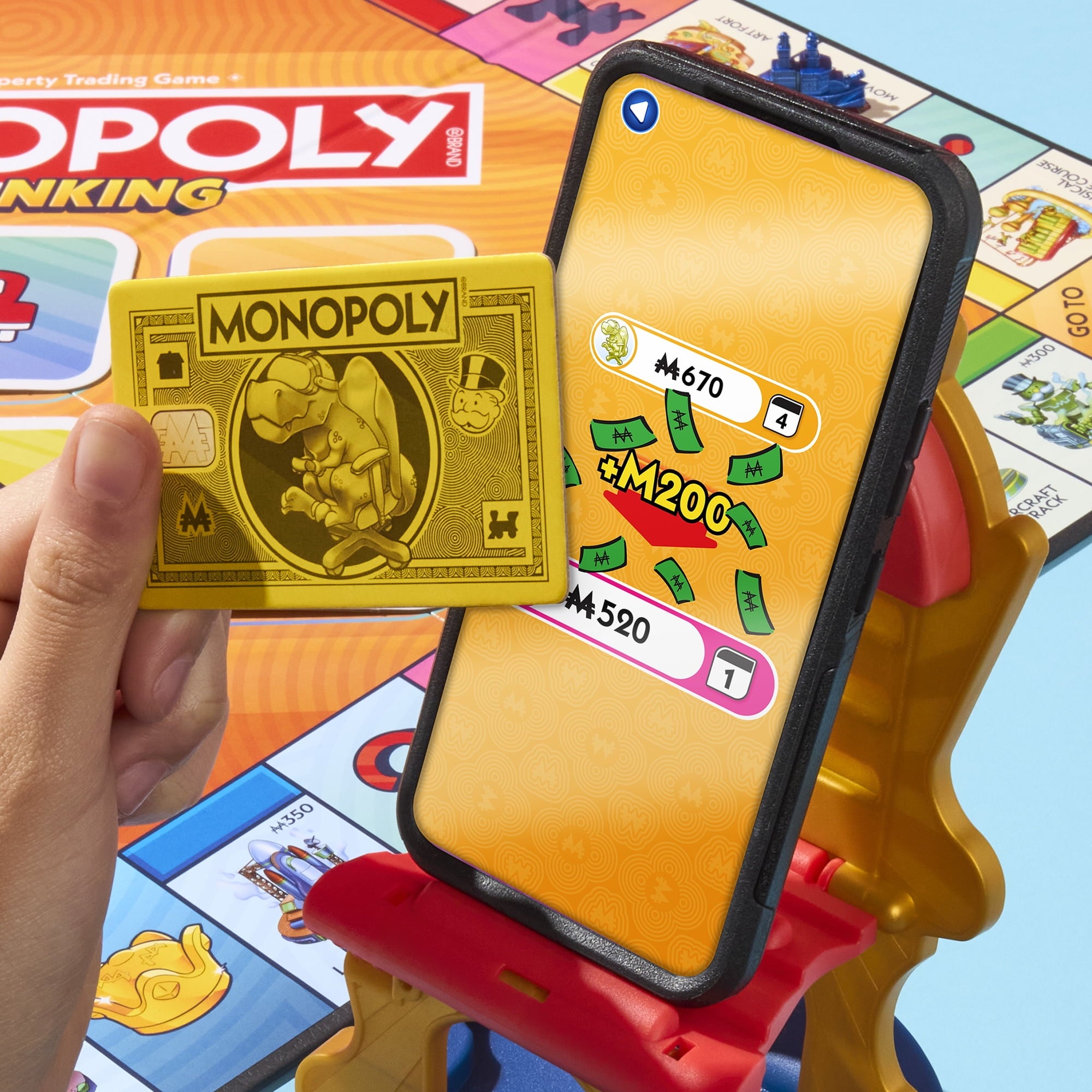 Monopoly App Banking Board Game, App-Enabled Game, Links to Smart Devi
