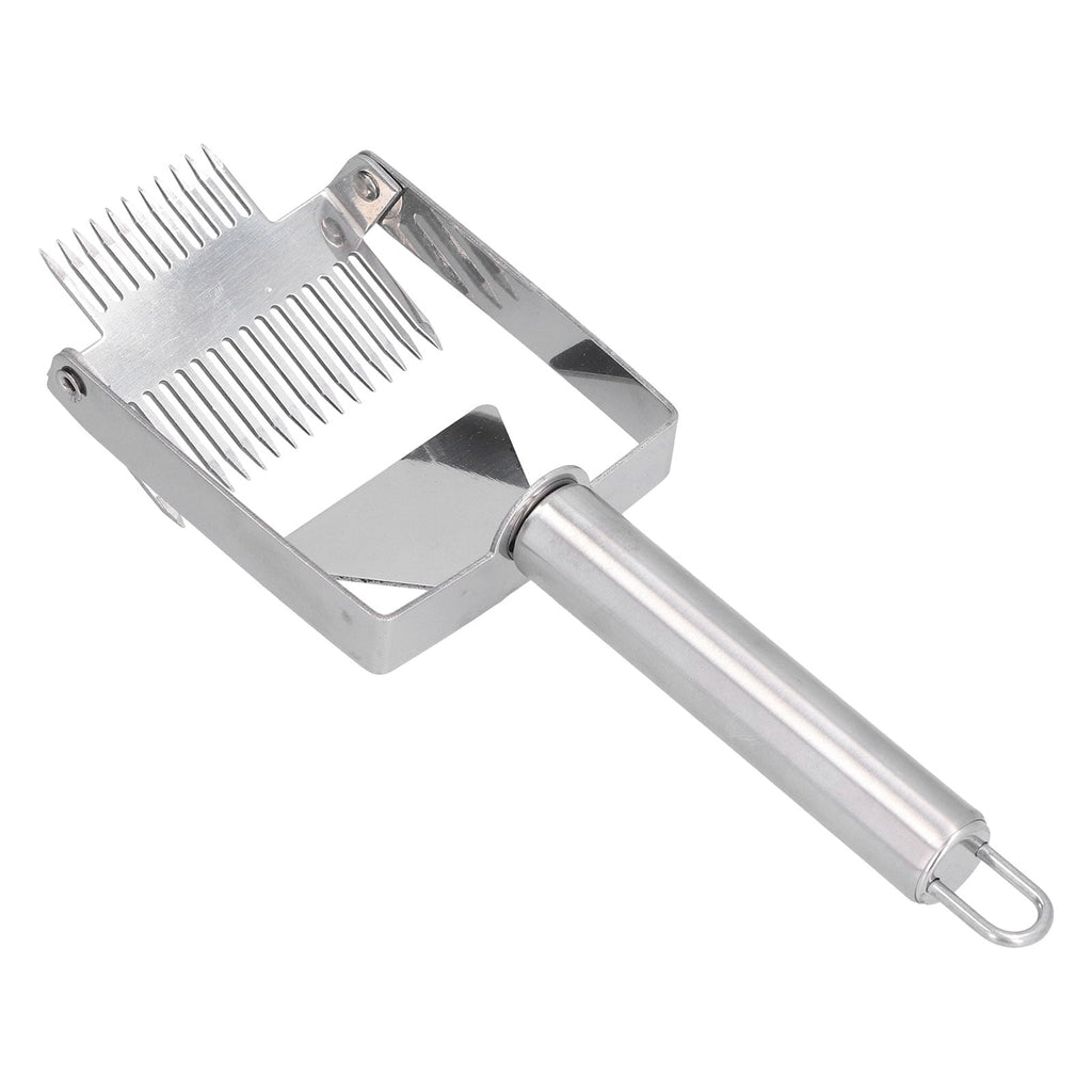 Double-Headed Honey Cutting Fork Scraper for Beehives, Stainless Steel