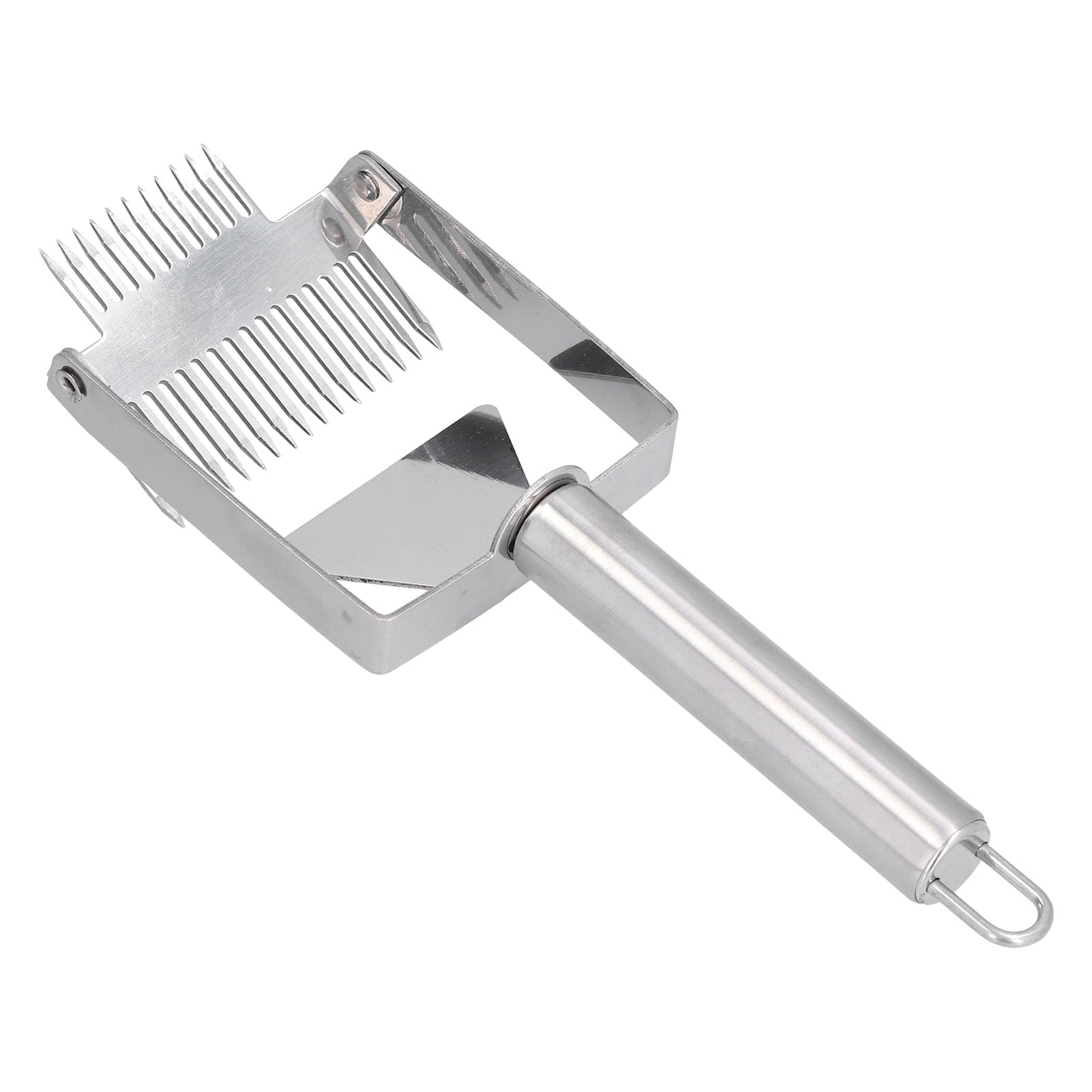 Double-Headed Honey Cutting Fork Scraper for Beehives, Stainless Steel