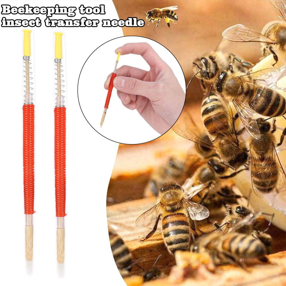 Agiufgs Bee Smoker Bamboo and Plastic, Produces Smoke to Calm Bees, fo