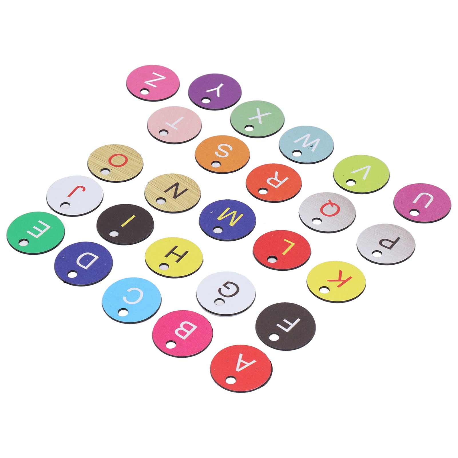 Nieyigj 26 PCS Beehive Numbered Tag Marker with Hole Round Beehive Lab