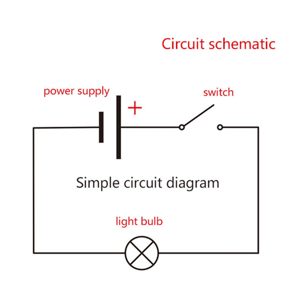 Elainilye Electric Circuit Bulb Kit Educational Montessori Learning Ki