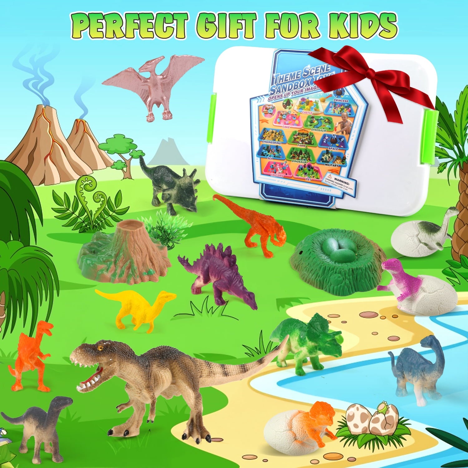Dinosaur Sensory Bin