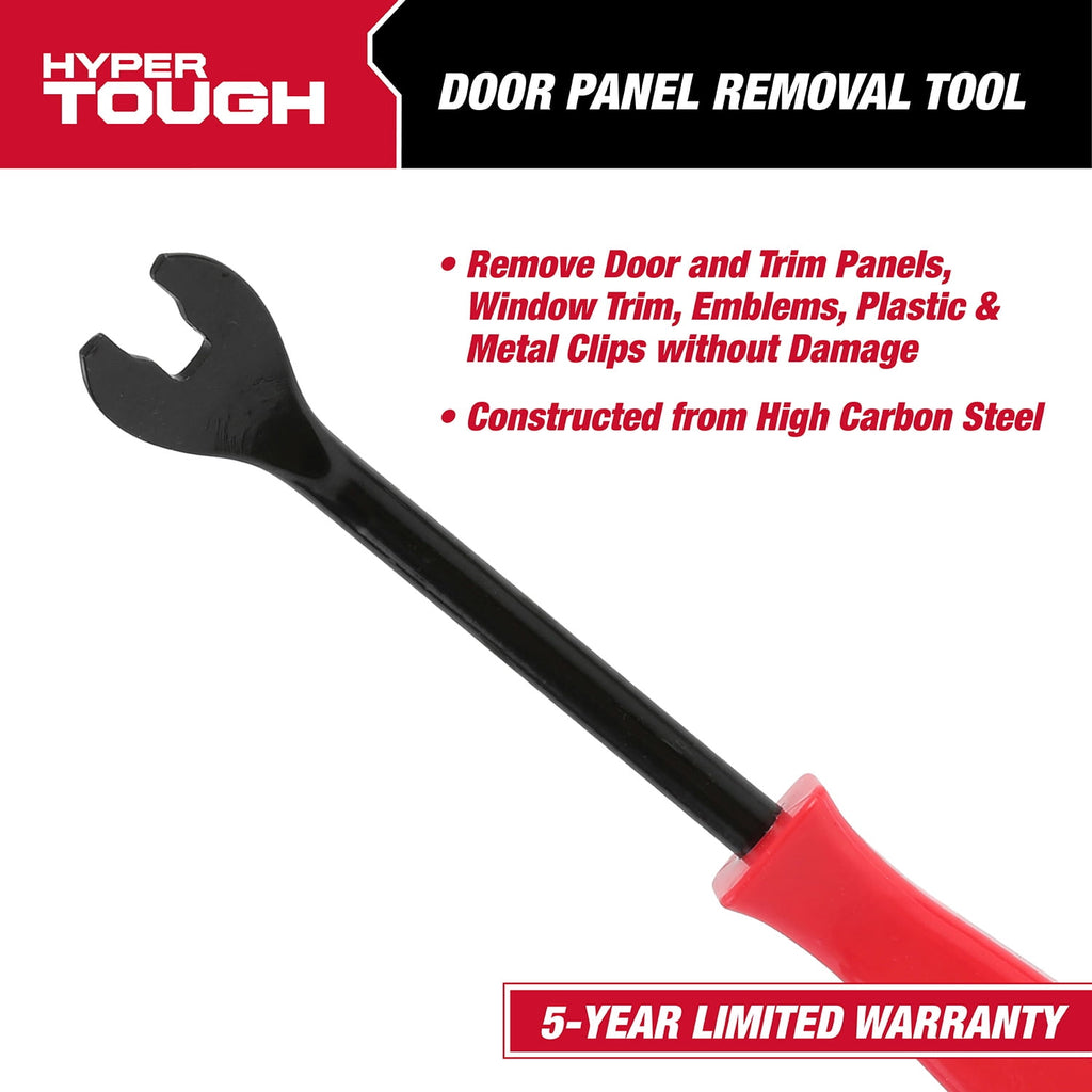 Hyper Tough 8-inch Carbon Steel Door Panel Remover, Universal Automoti