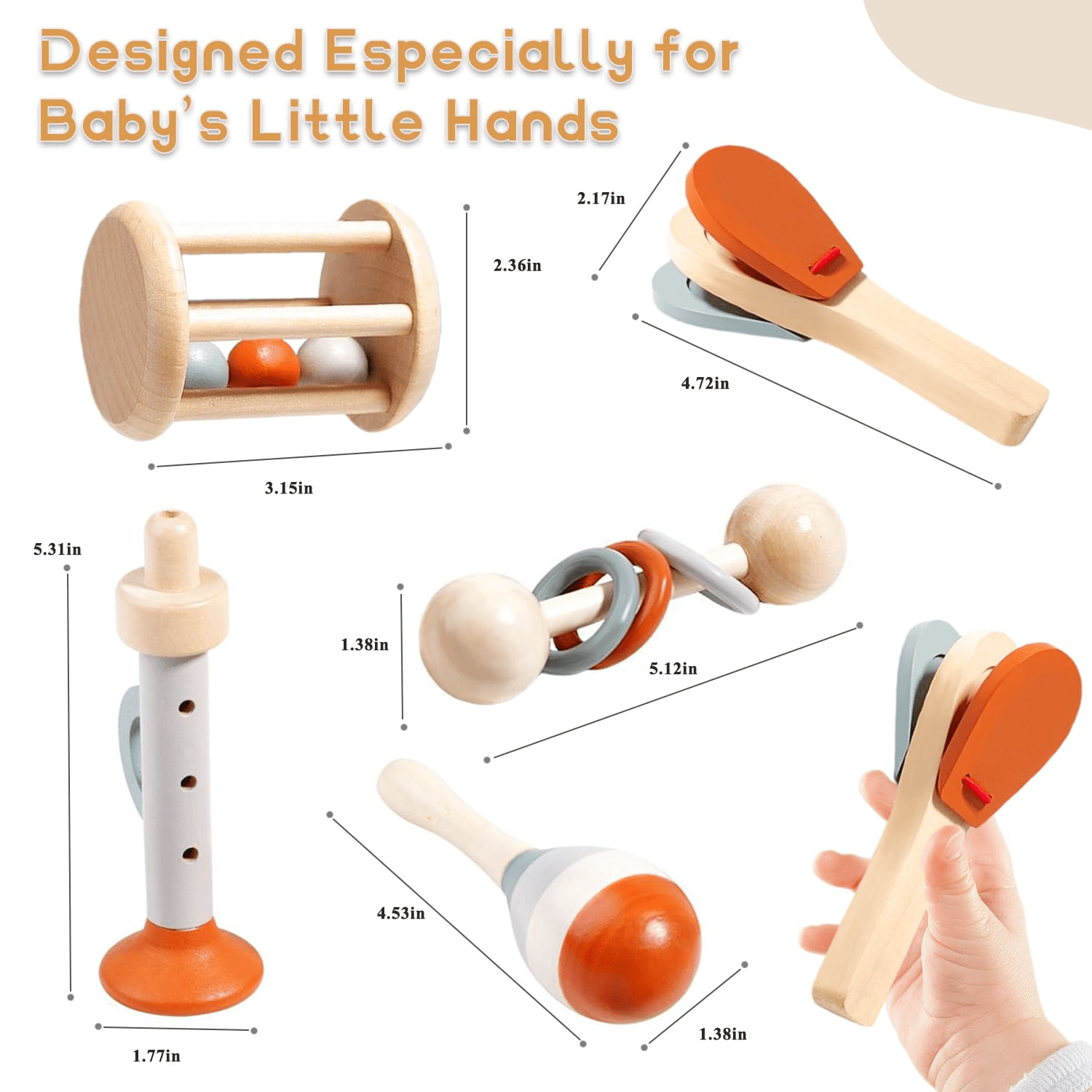 LINXUXIE Musical Instrument for Toddlers, Musical Toys for Kids, Educa