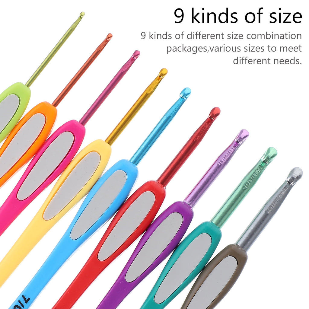 LIYUNMIAO Ergonomic Crochet Hooks Set for Arthritis & Beginners