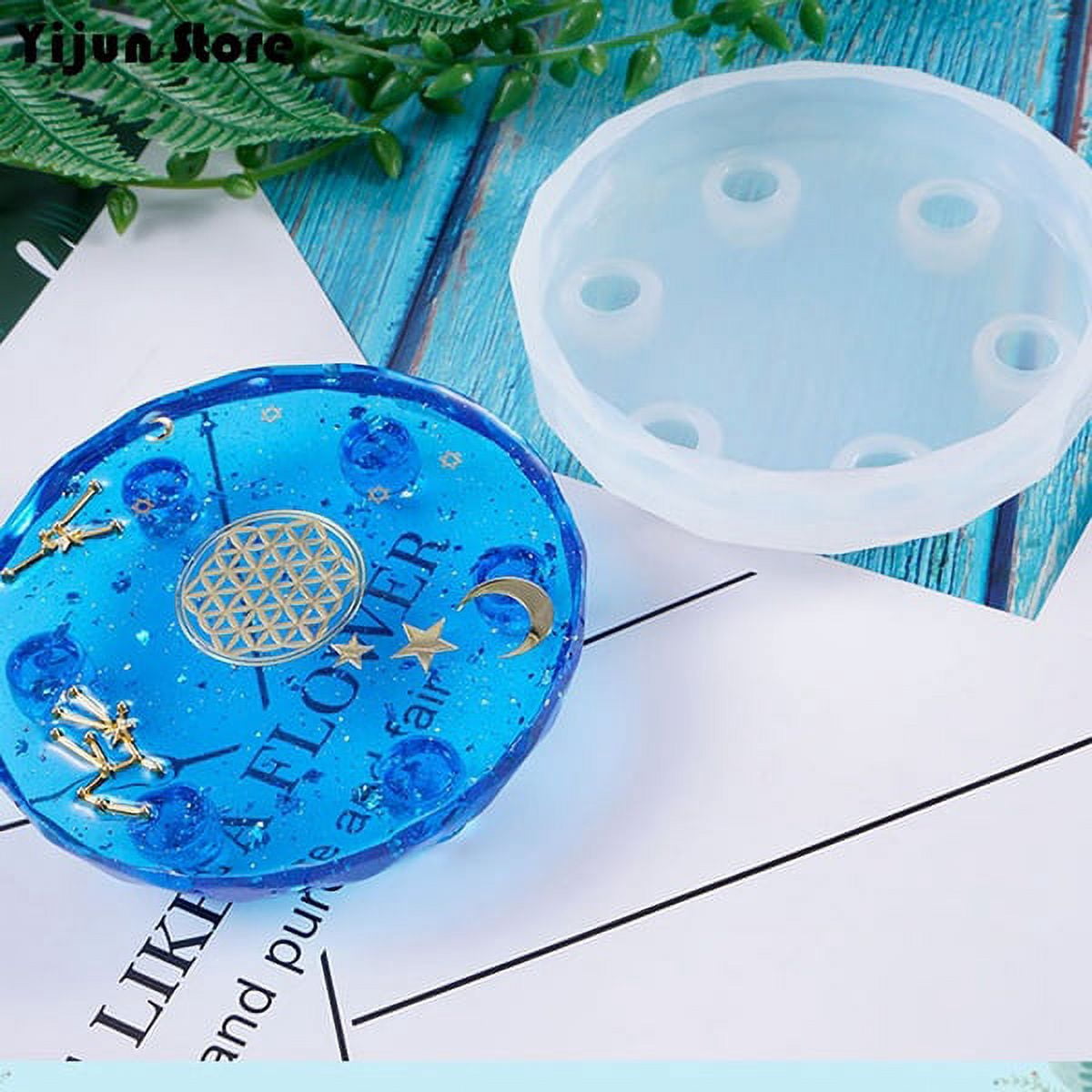 New Mini Resin Table Mold Silicone Mold Epoxy Mold Exhibition Table Mo
