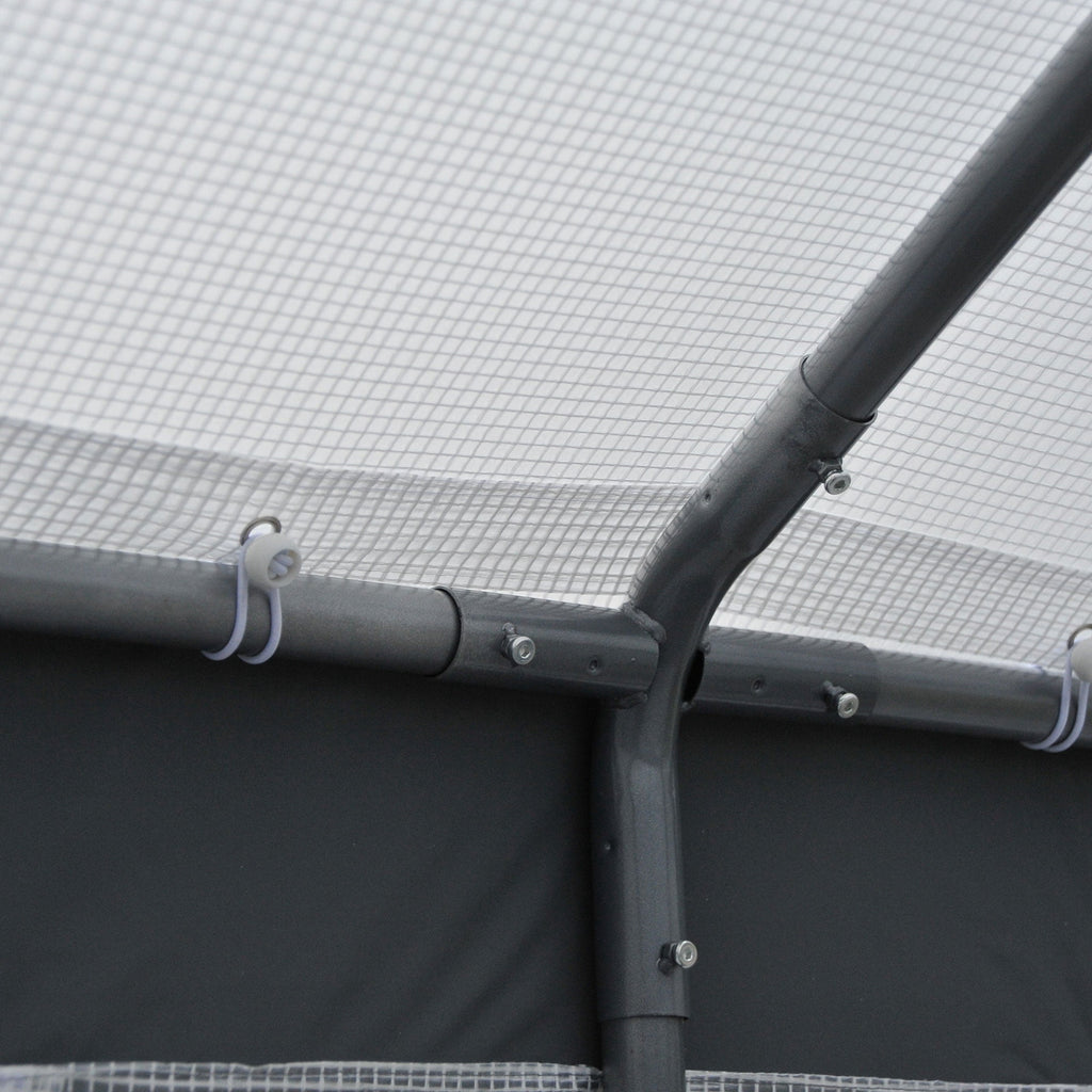 8' x 6' x 7.4' Steeple Walk-In Greenhouse Tunnel Portable Plant Garden