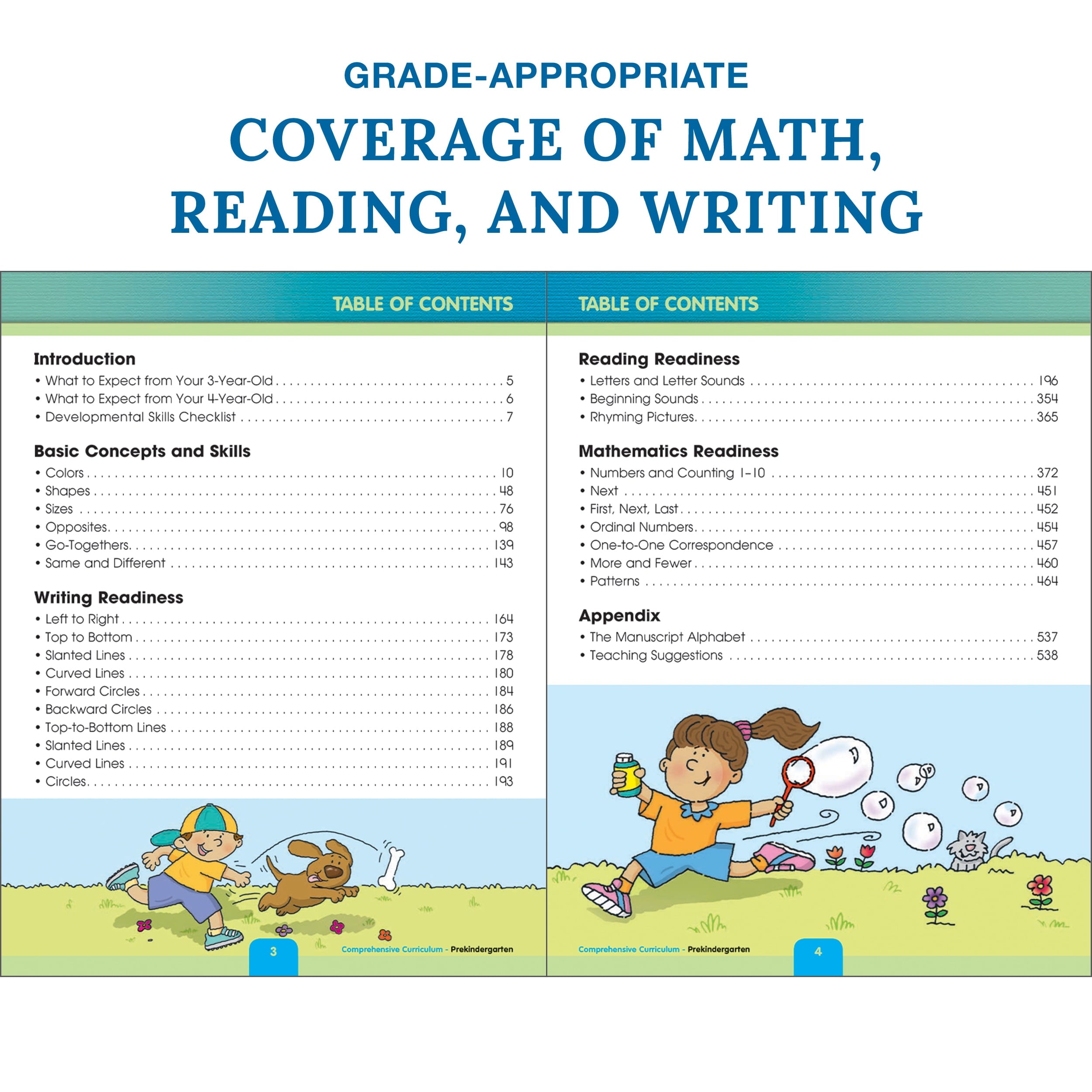 Thinking Kids Comprehensive Curriculum of Basic Skills Workbook (544)