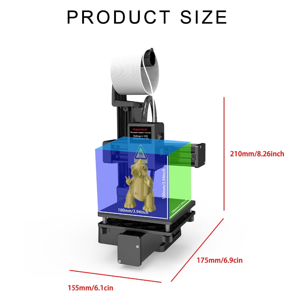 Small 3D Printer Designed For Home Education And Hobbyists Featuring S