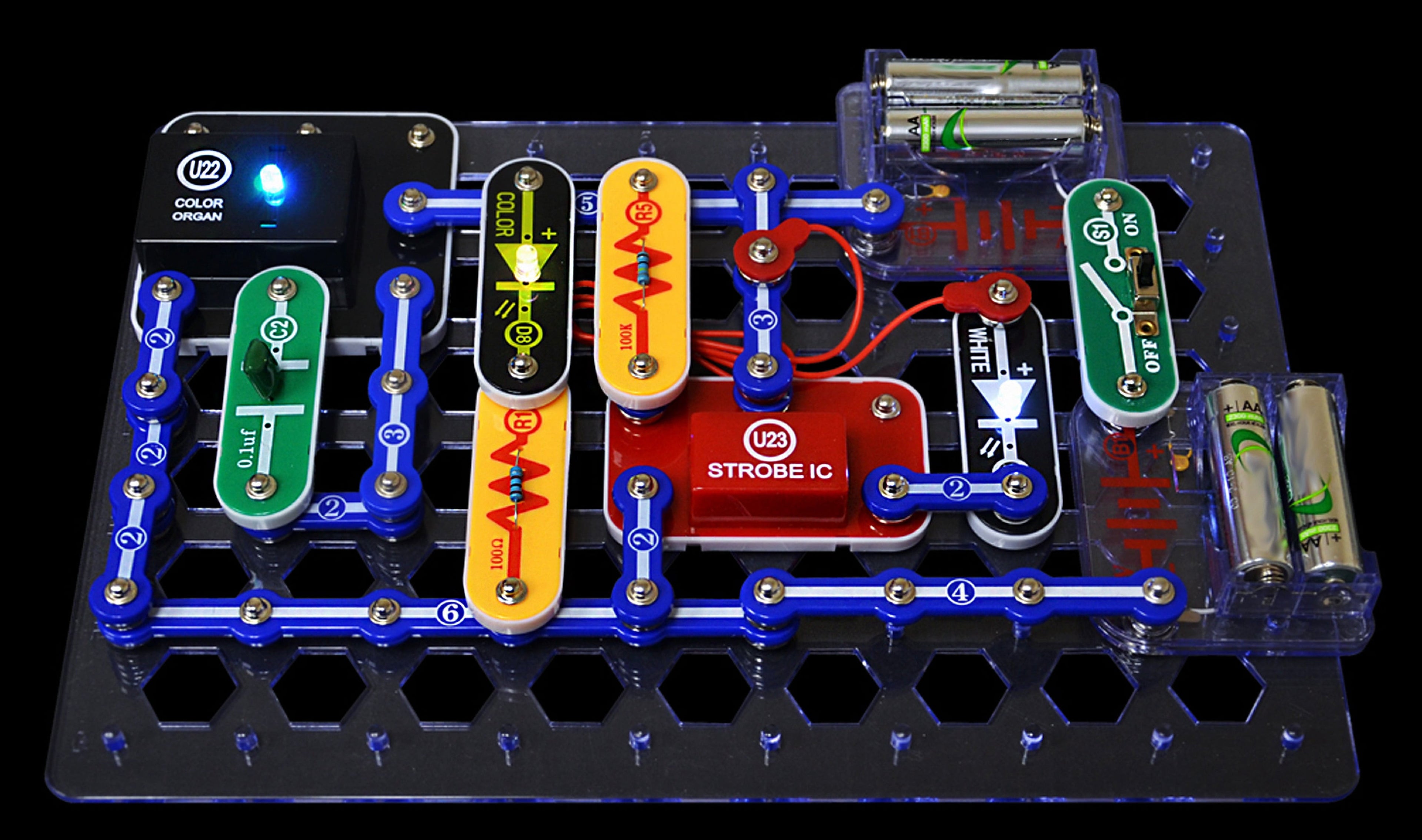 Snap Circuits® Light SCL175 | Electronic Science Kit | 175 Project ST