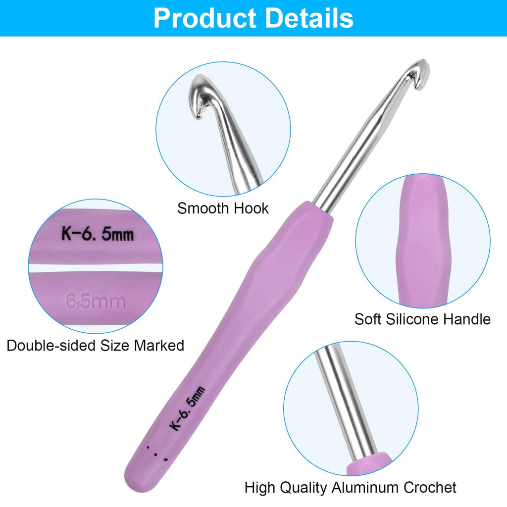 Sherry Crochet Hooks 12 Sizes Crochet Hook Set, 41 Pack Yarn Crochet K