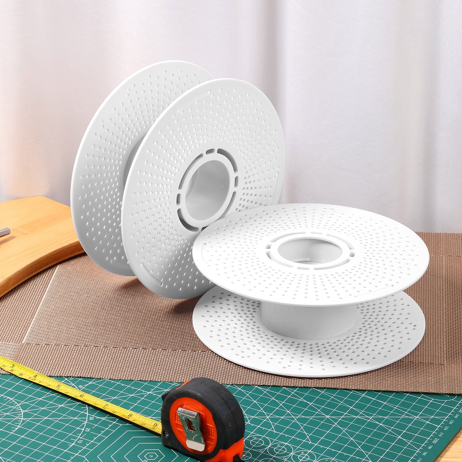 Reusable 3D Printer Filament Spool for Bambu Lab P1S P1P A1 X1C - 2Pcs