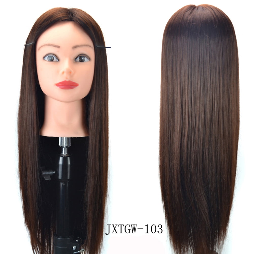 Hair Styling Mannequin Training Head, Professional Practice Wig for Ha