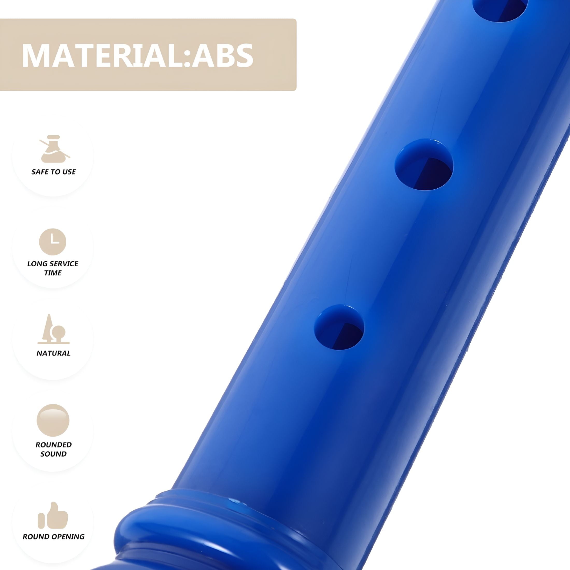 QAYOZ Soprano Recorder Kids Flute 8-hole Recorder Beginner Recorder In