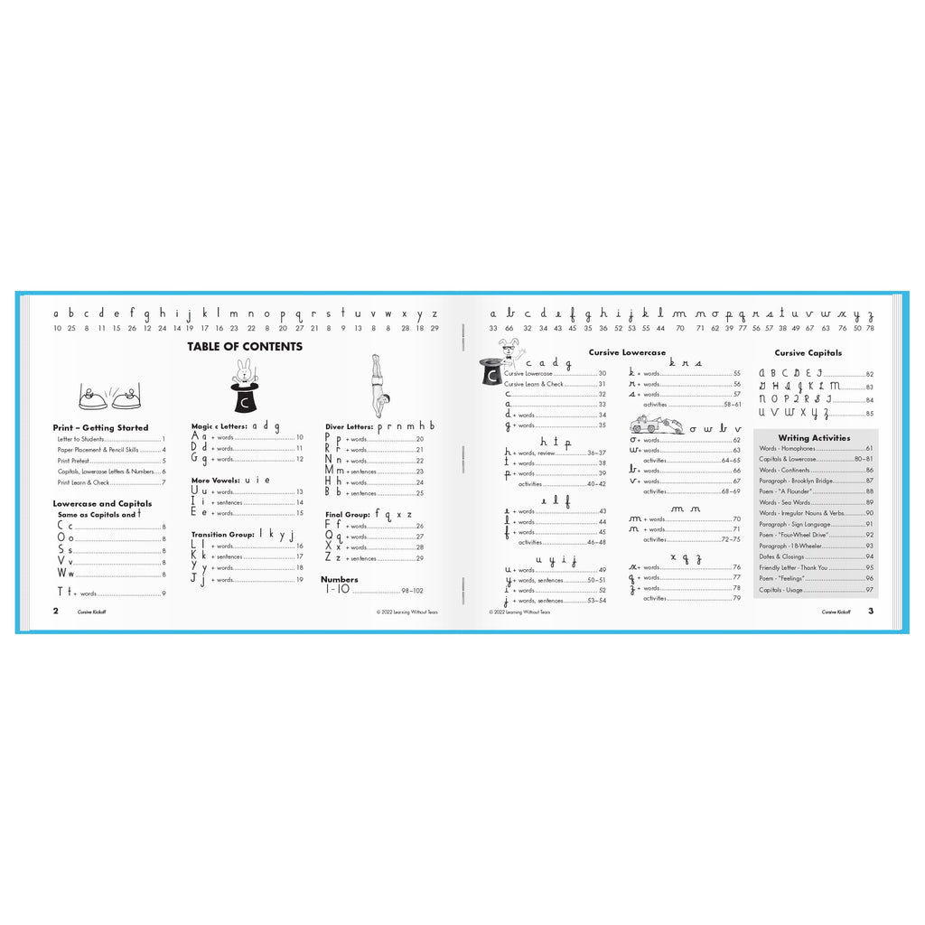 Handwriting Without Tears Cursive Kickoff 2nd Grade Cursive Handwritin