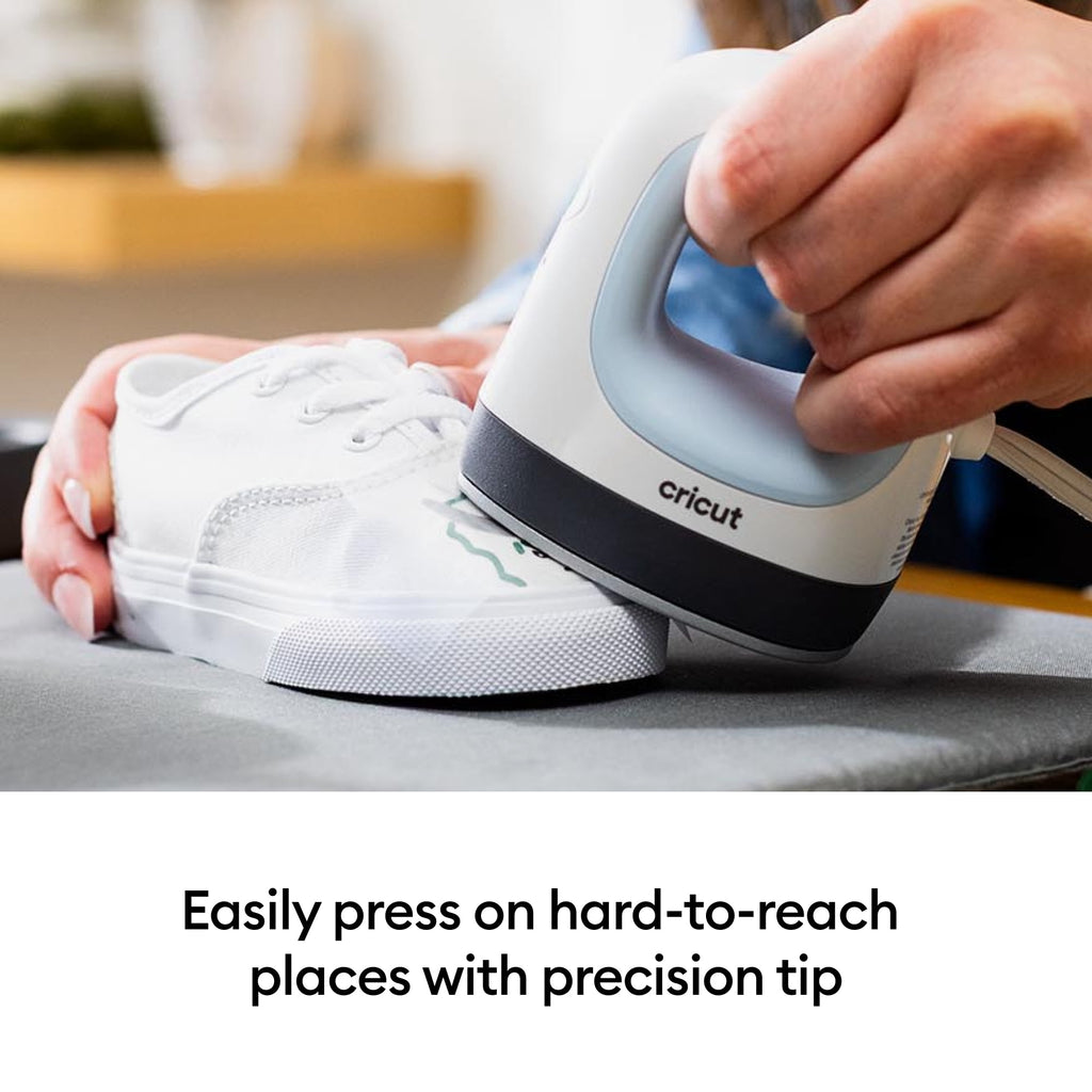 Cricut EasyPress Mini™, Zen Blue - Compact Handheld Heat Press Machi