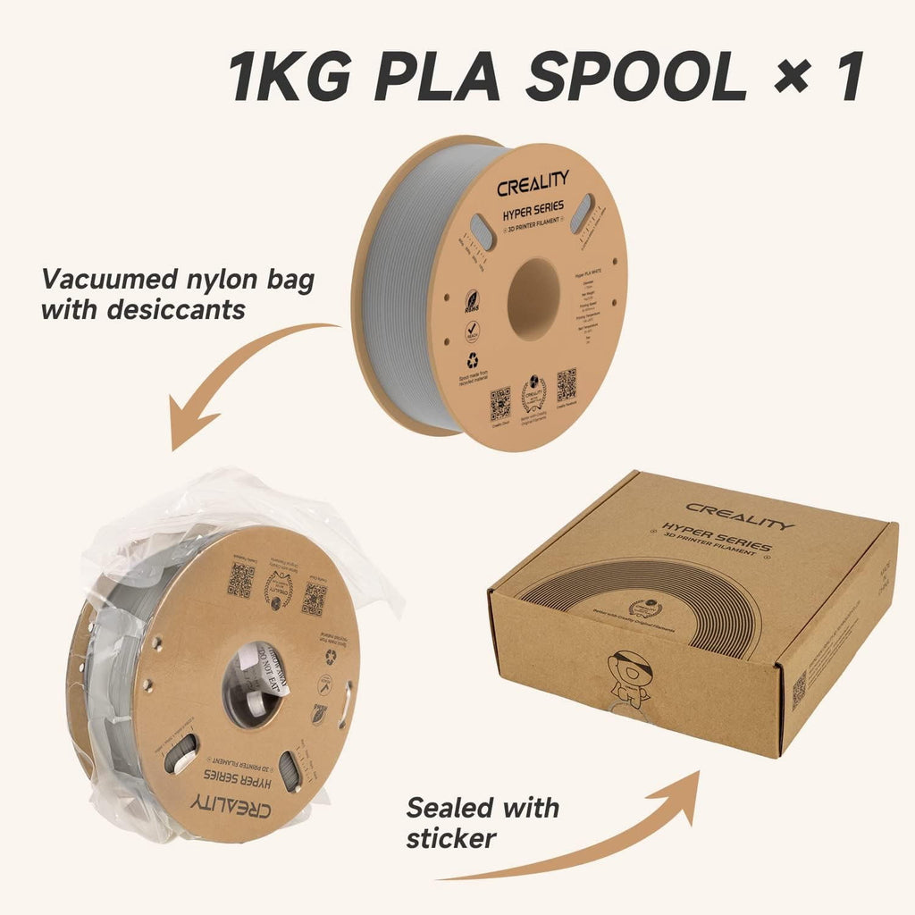 Creality Hyper PLA 3D Printer Filament 600mm/s High-Speed +/-0.03mm Ac