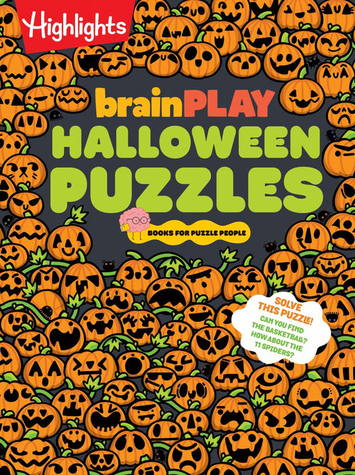 BrainPLAY Halloween Puzzles: A Challenging Halloween Activity Book for