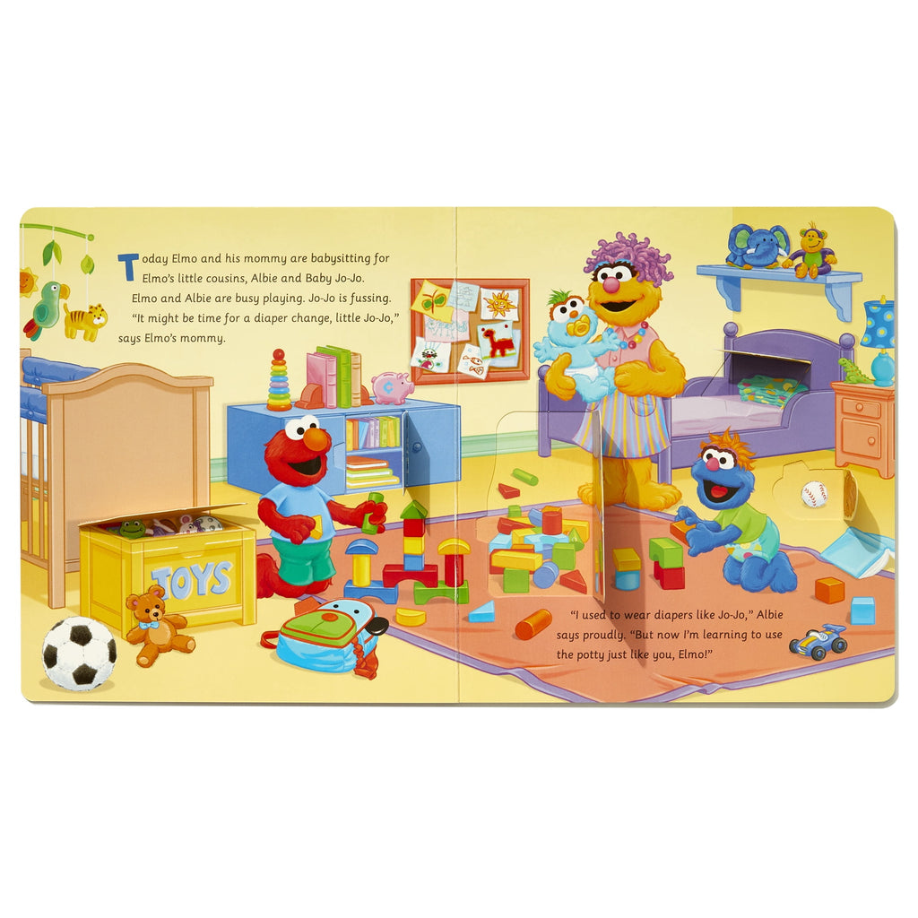 P Is for Potty! (Sesame Street) (Board Book)