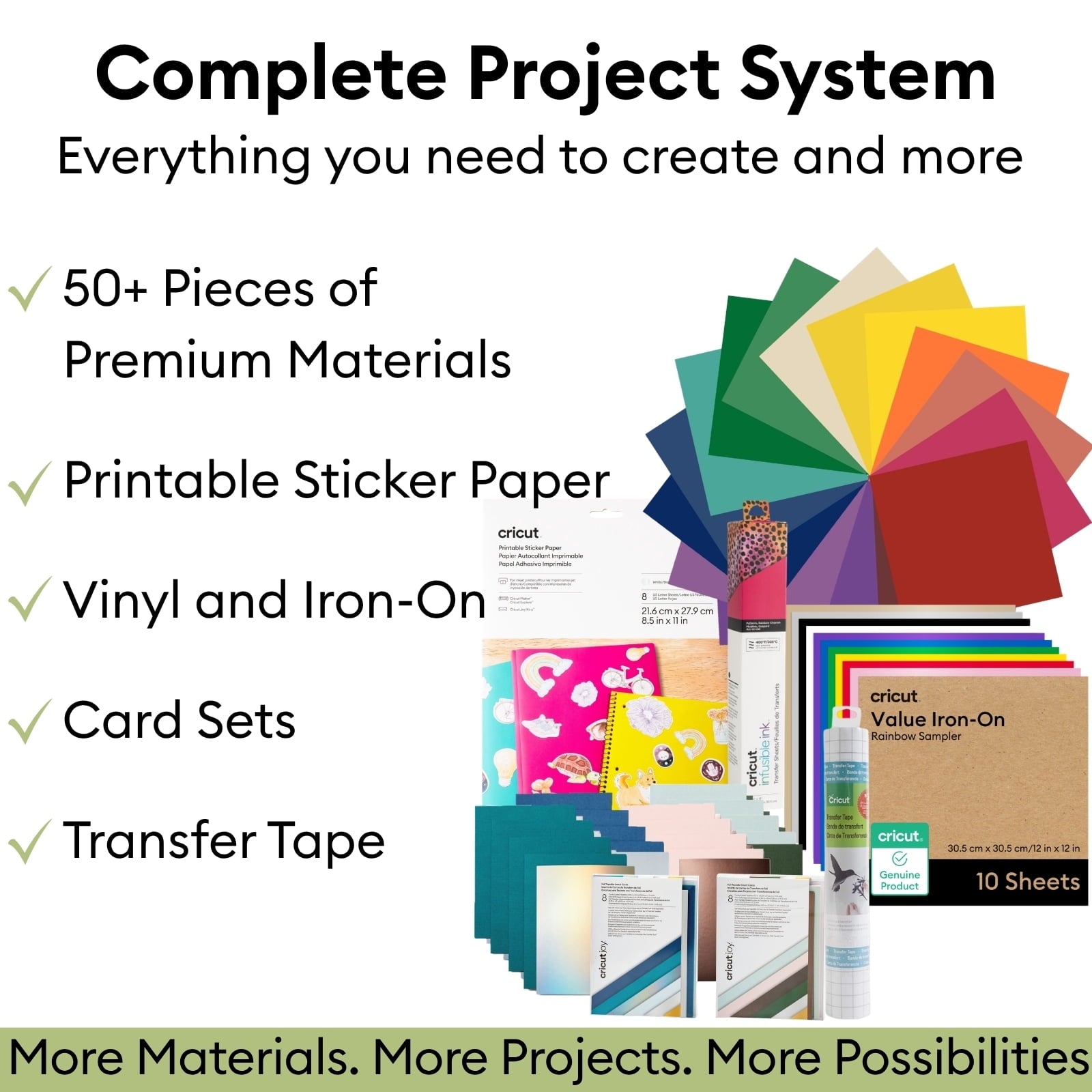 Cricut Deluxe Materials Bundle for Maker & Explore