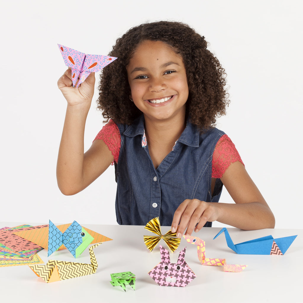 Creativity for Kids Origami Craft: DIY Origami Kit for Kids, 60 Bright
