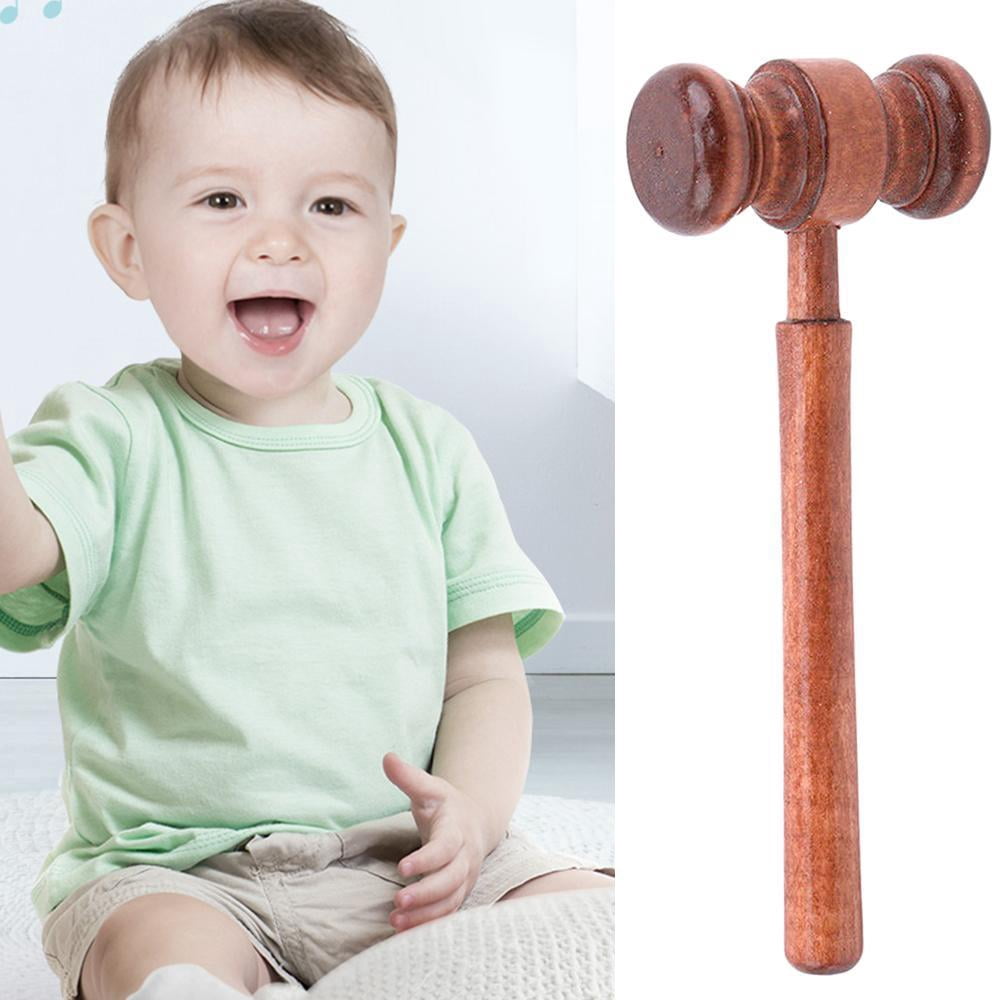 1PC Crafted Court Hammer Gavel Handmade Wooden Auction Lawyer Judge Ha