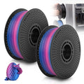 TMWEFUSC PLA 3D Printer Filaments with 2 Pieces for Bambu Lab P1S P1P