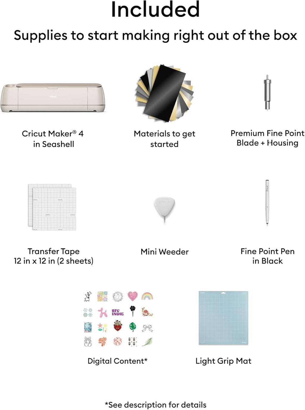 Cricut Maker 4 Smart Cutting Machine + $30 Digital Content