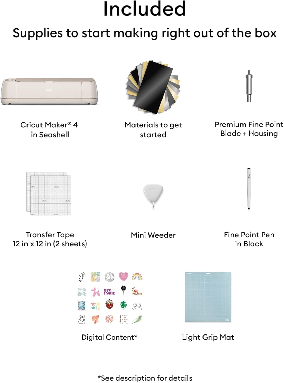 Cricut Maker 4 Smart Cutting Machine + $30 Digital Content