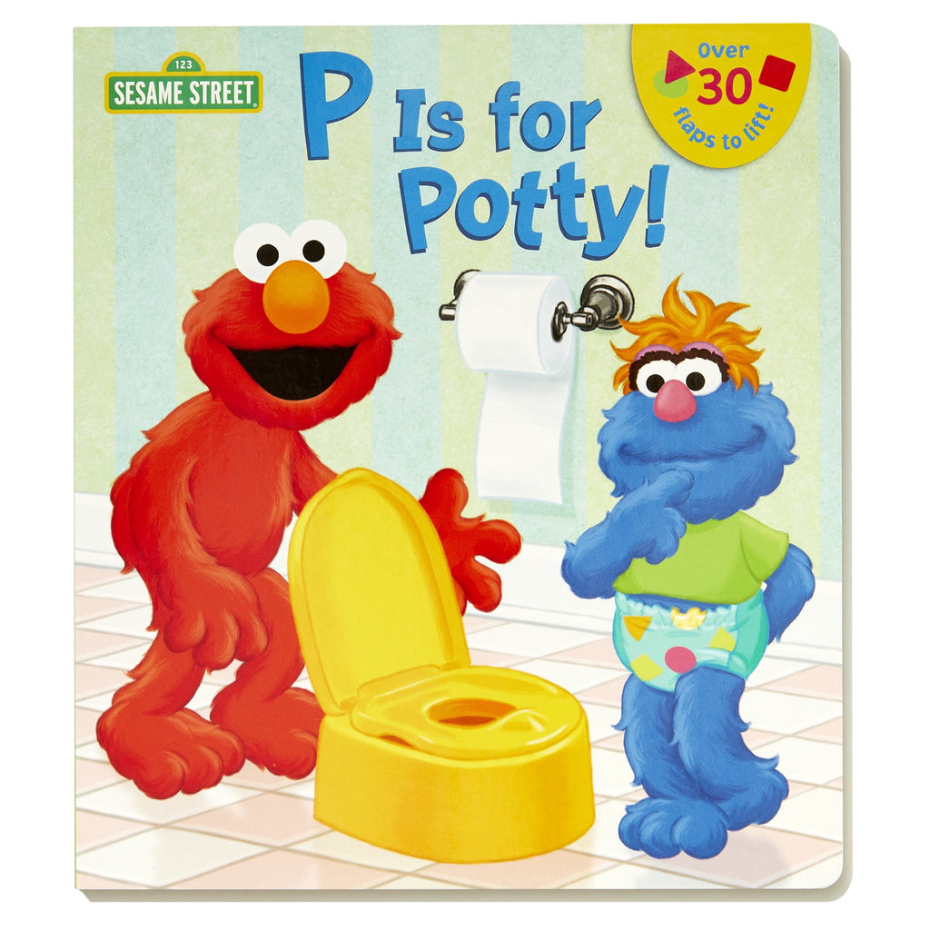 P Is for Potty! (Sesame Street) (Board Book)