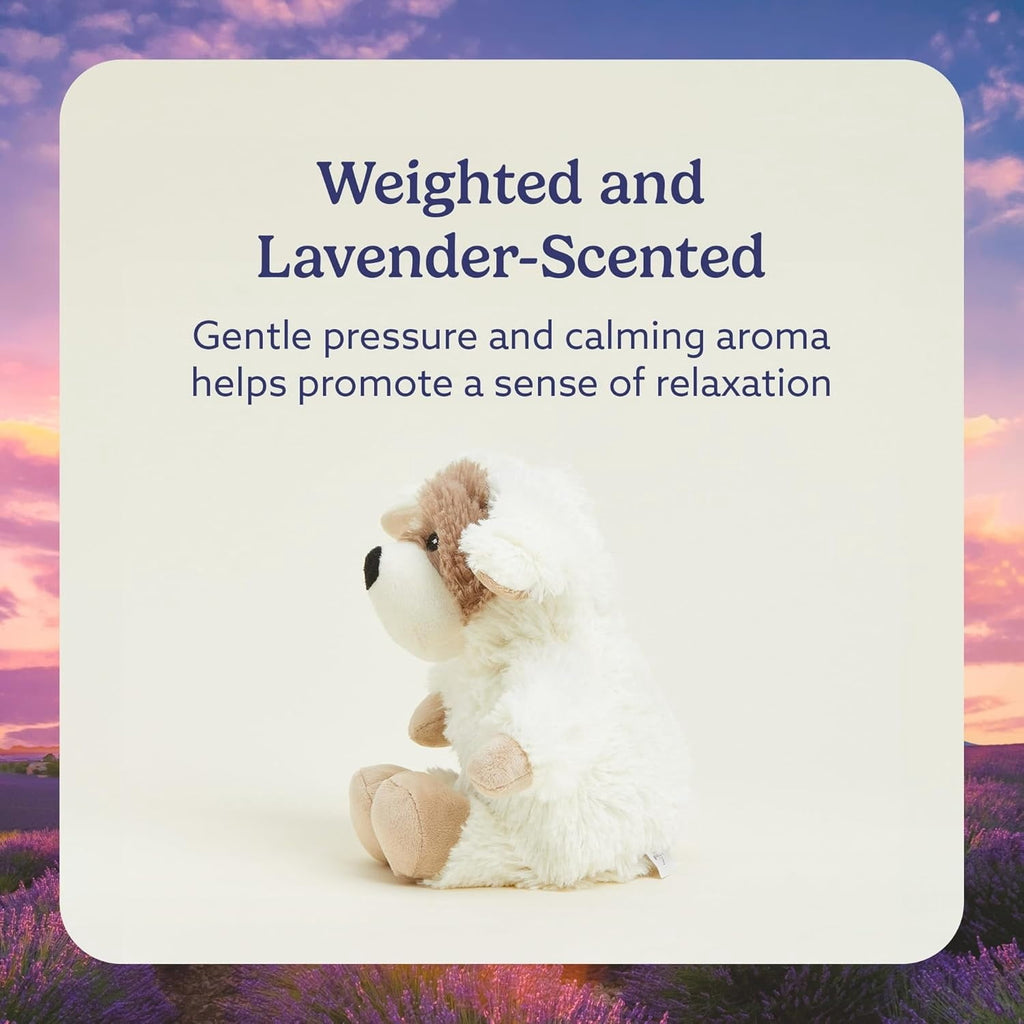 warmies 13” Puppy Stuffed Animal, Microwavable Heated Plushies and W