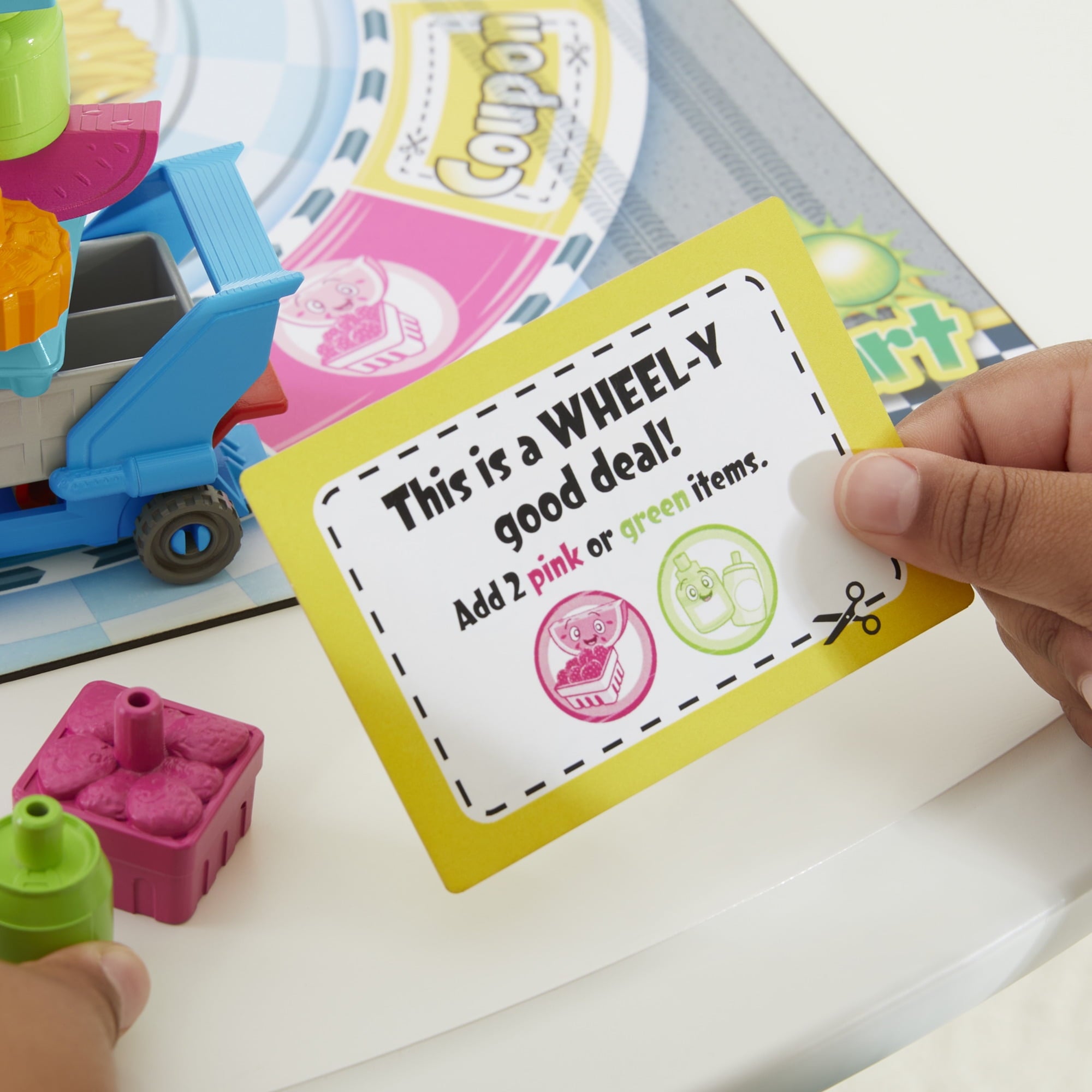 Grocery Go Karts Board Game for Preschoolers and Kids Ages 4 and Up, P