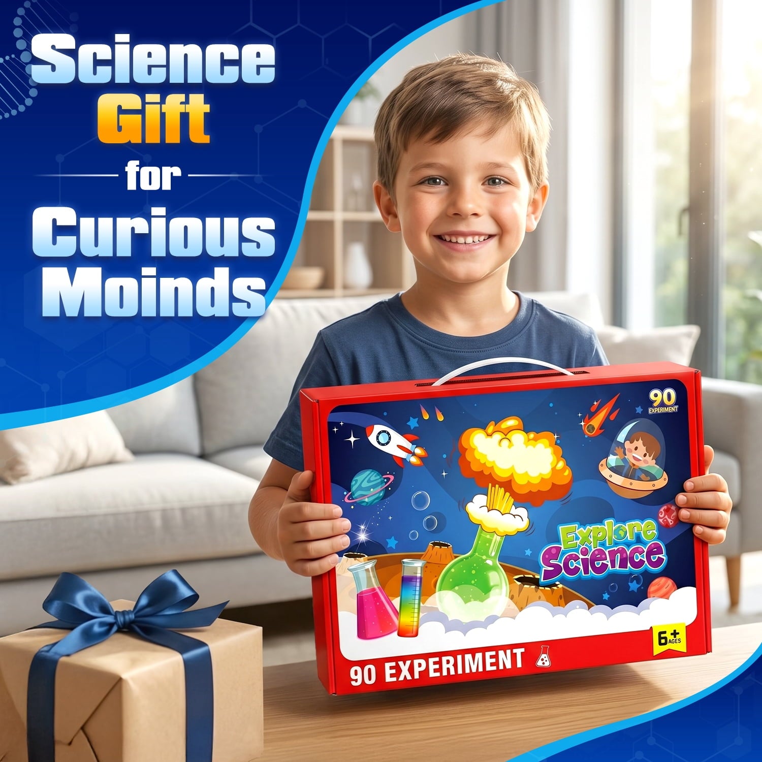 Flooyes Kids Educational Science Kit Toys, Science Lab Experiments wit