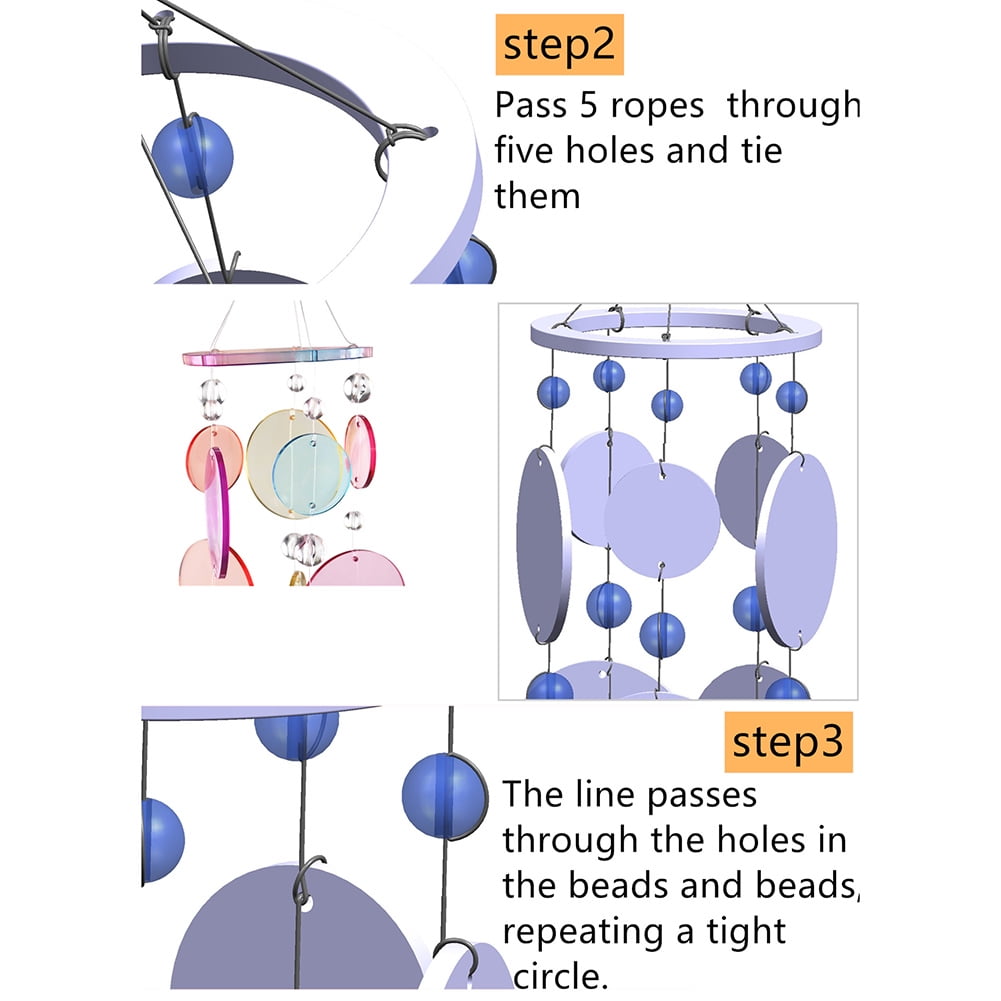 Wind Chime Silicone Mold Kit Casting Resin Epoxy Mould DIY Art Craft M