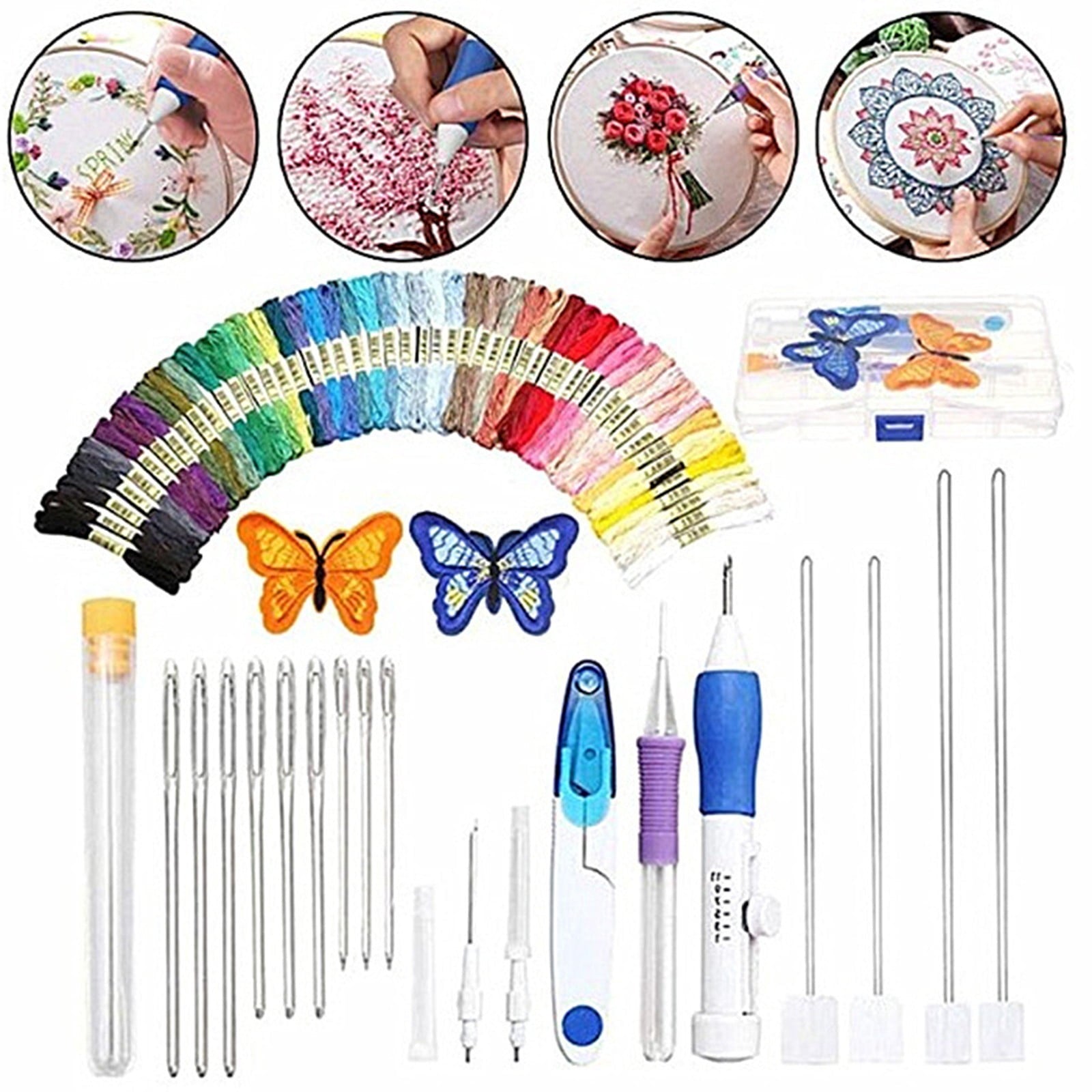 Embroidery Pen Embroidery Stitching Punch Needle Embroidery Kit Craft