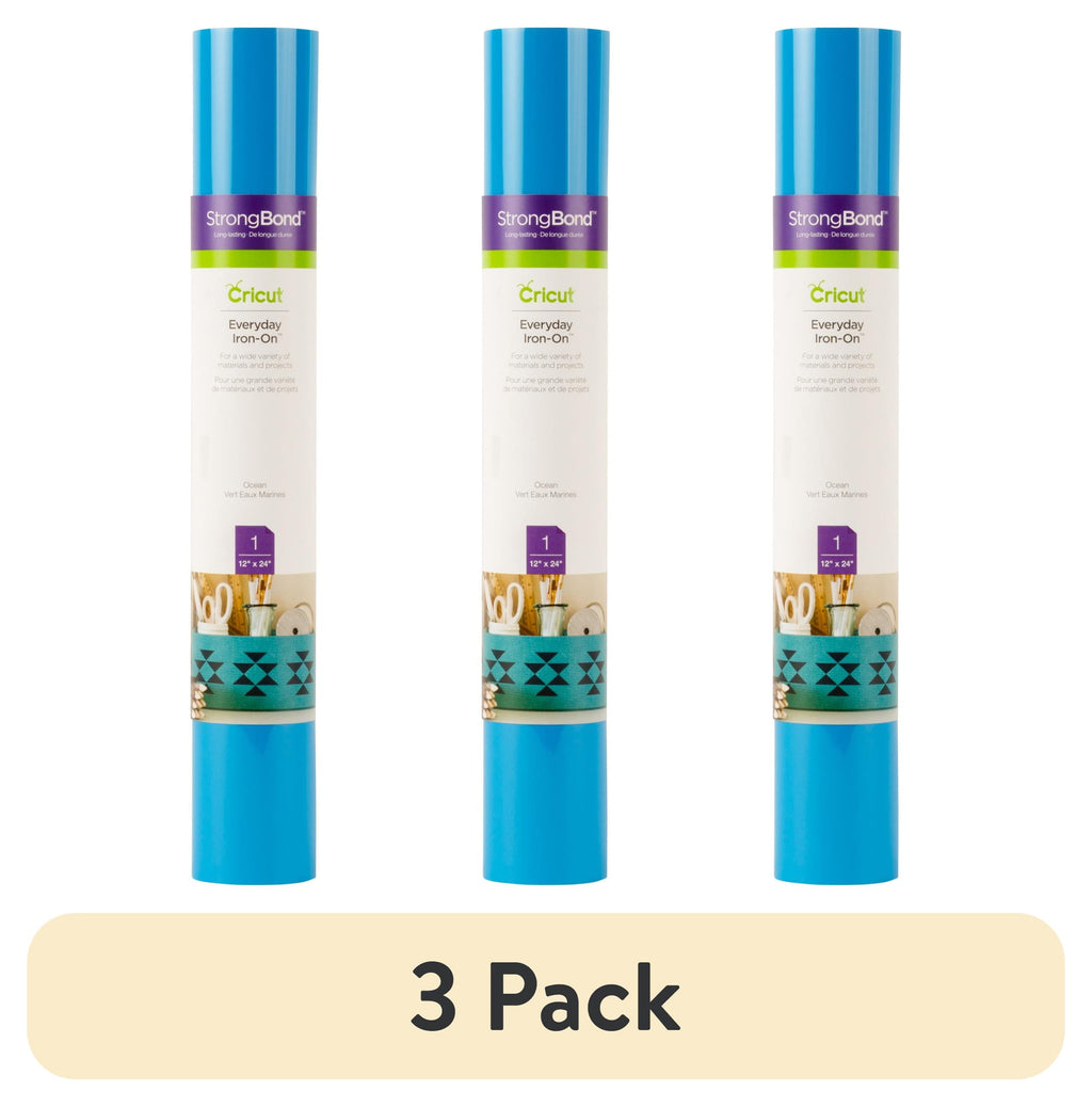 Cricut Iron-On (2 ft), Cornflower Blue, 12 x24, Roll