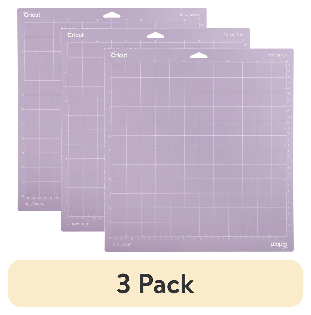 Cricut StrongGrip Adhesive Cutting Machine Mat, 12 in x 12 in, Lilac