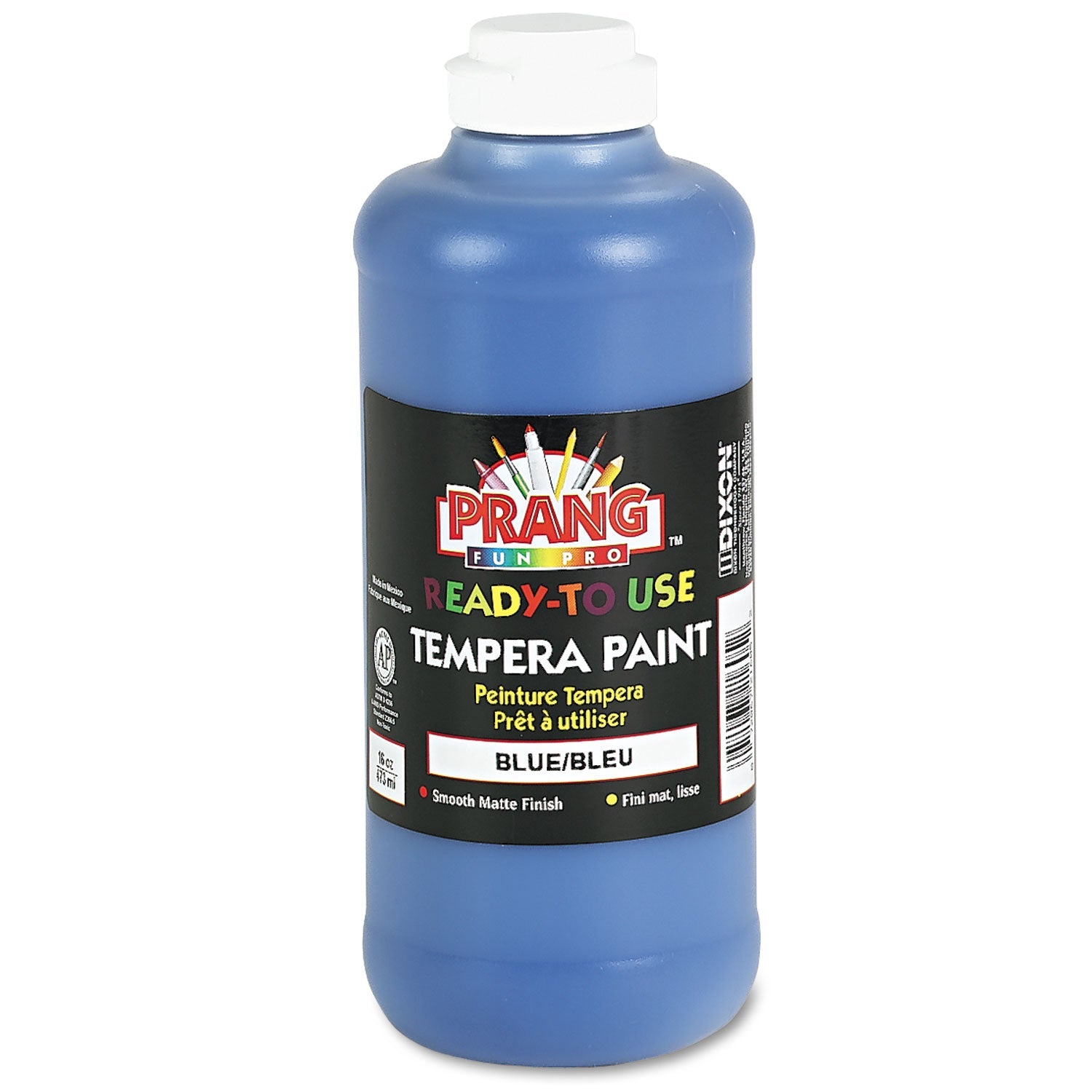 Prang Ready-to-Use Tempera Paint, Blue, 16 oz Dispenser-Cap Bottle
