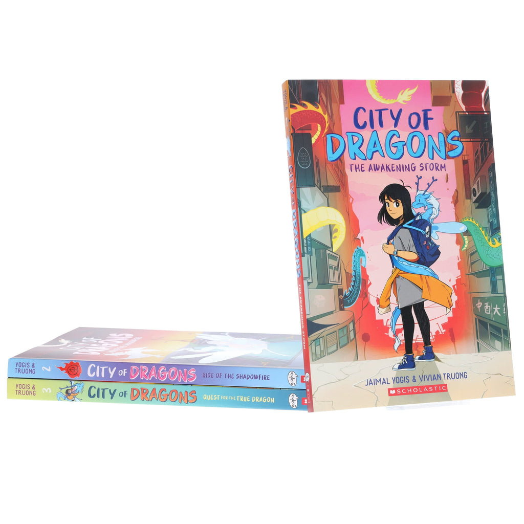 City of Dragons by Jaimal Yogis & Vivian Truong 3 Graphic Novels Set -