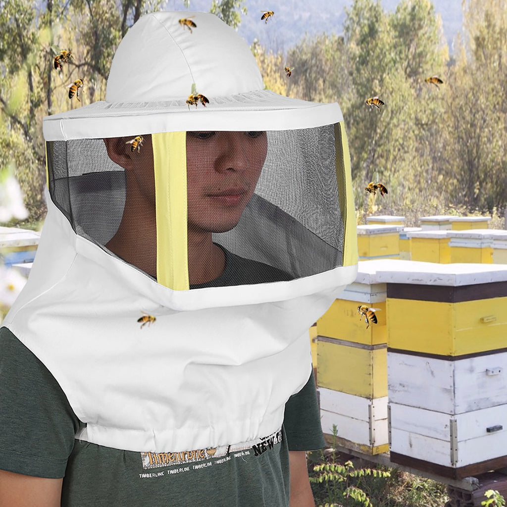 BIMZUC Professional Protective Bee Keeping Hat Veil, Breathable Anti B