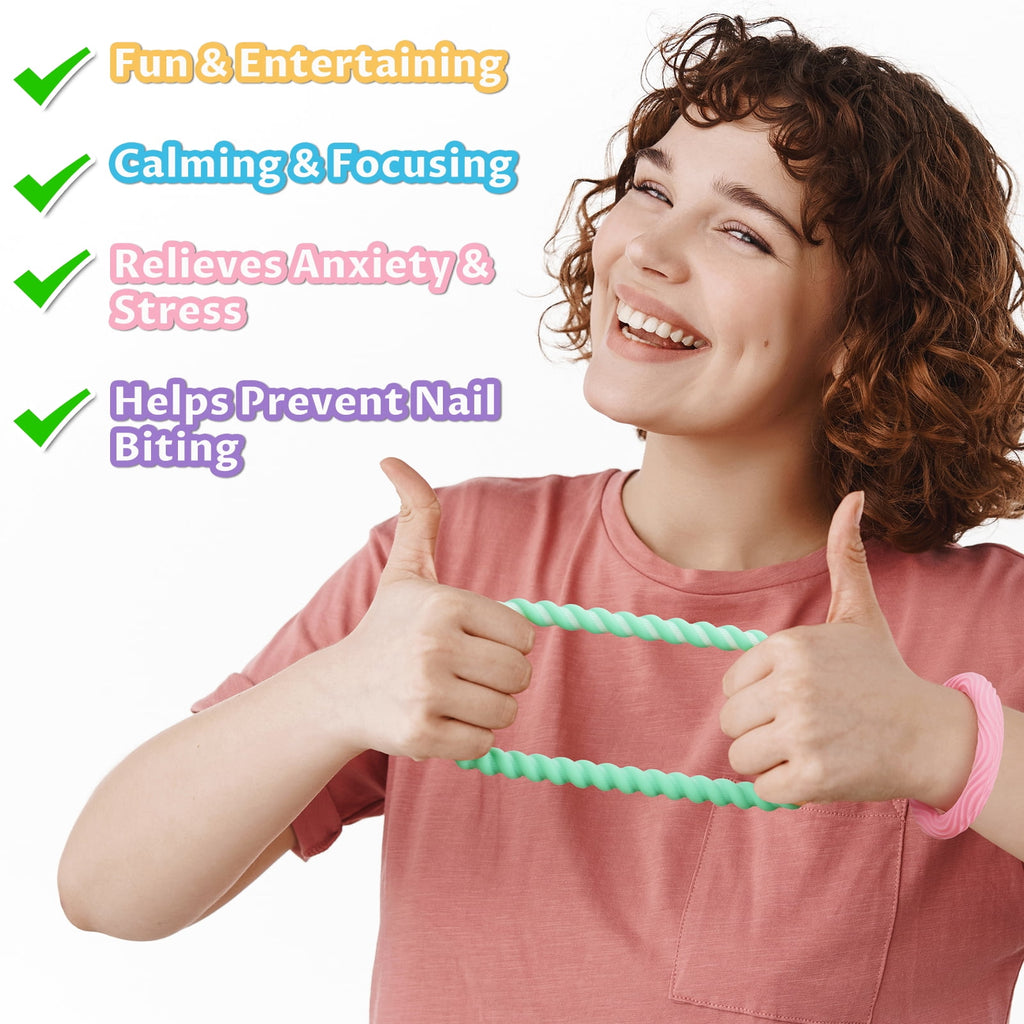 5-Pack Stretchy Bracelet Fidget