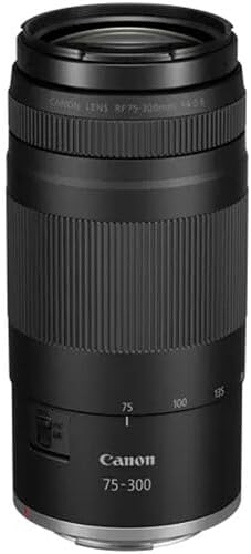 Canon RF 75-300mm f/4-5.6 Compact Telephoto Zoom Lens (7155C002) Bundle