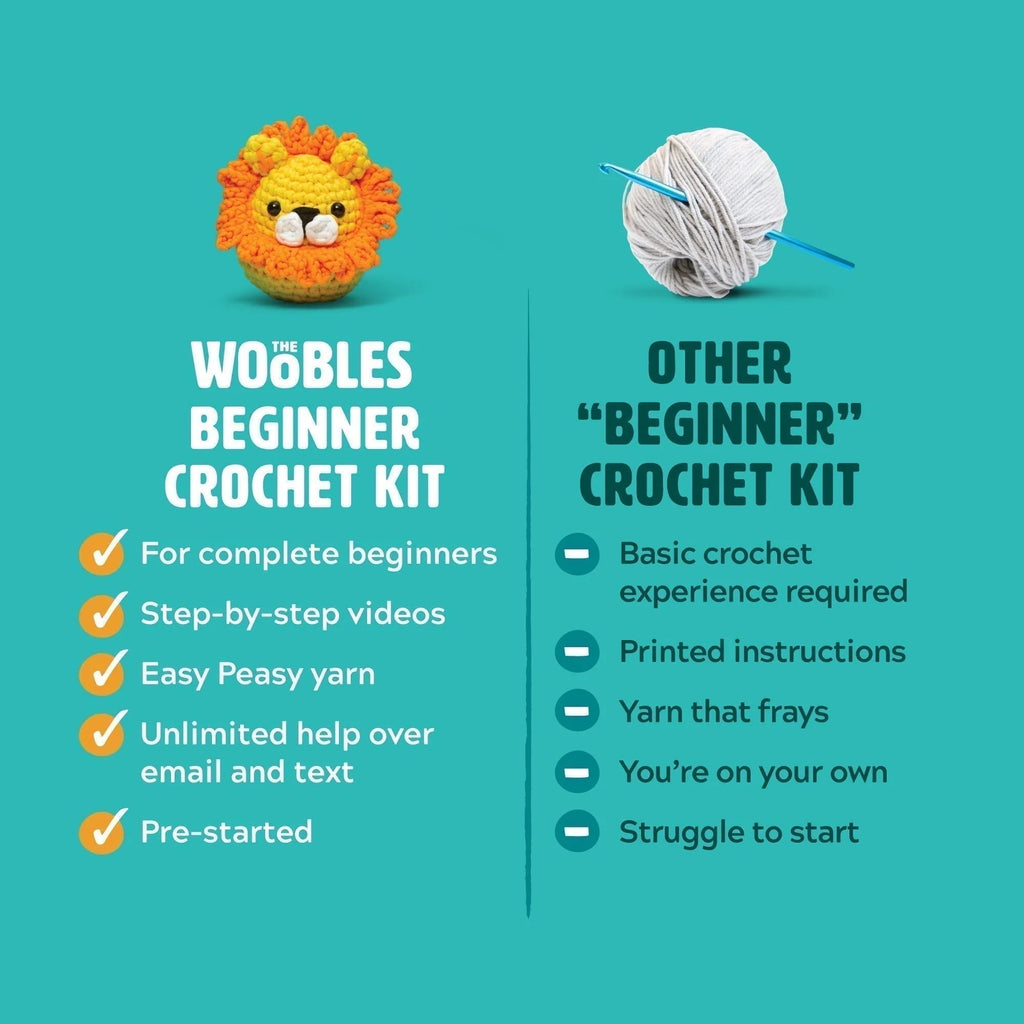 The Woobles Beginner Crochet Amigurumi Kits - Hazel The Nutcracker