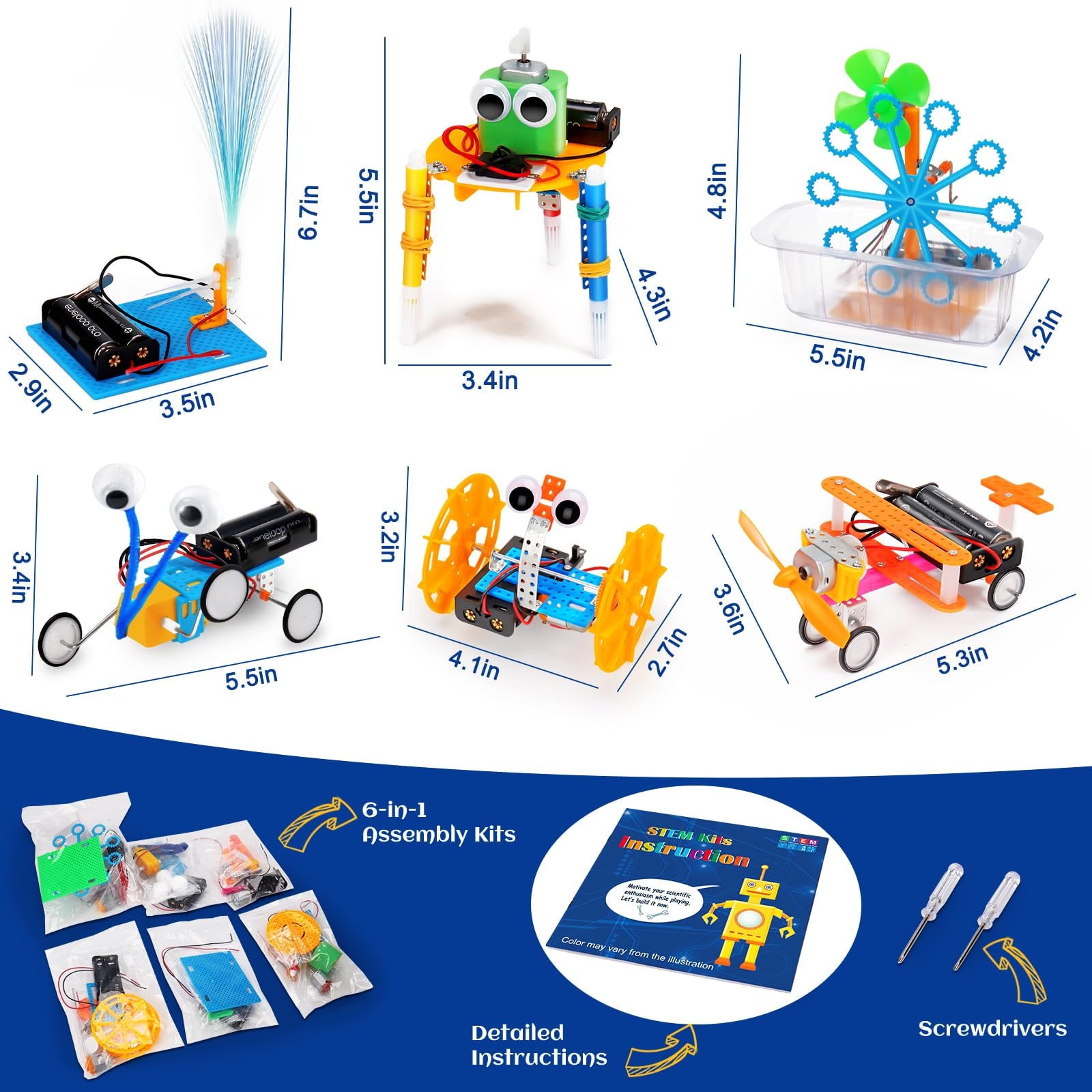 STEM Science Kits for Kids 6-8, Educational Toys for Kids 4-6-8, Kids