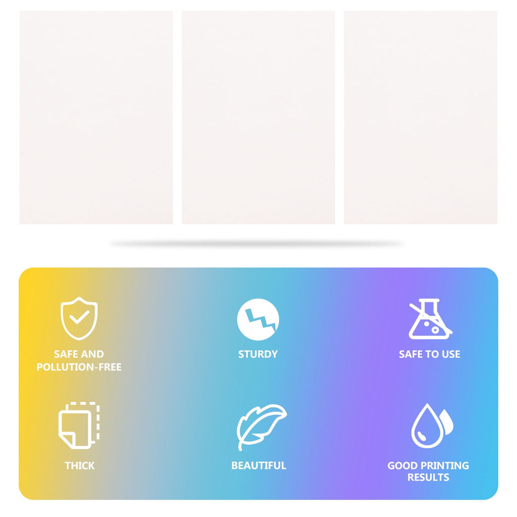BESTYASH White Blank Vinyl Sticker Paper Printable Waterproof Adhesive
