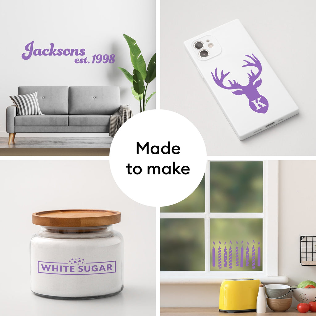 Cricut® Premium Vinyl™ – Removable, Light Purple, 12" x 48"