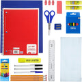 52 Piece Back to School Supply Kit for K-12 - Essentials Box of Suppli