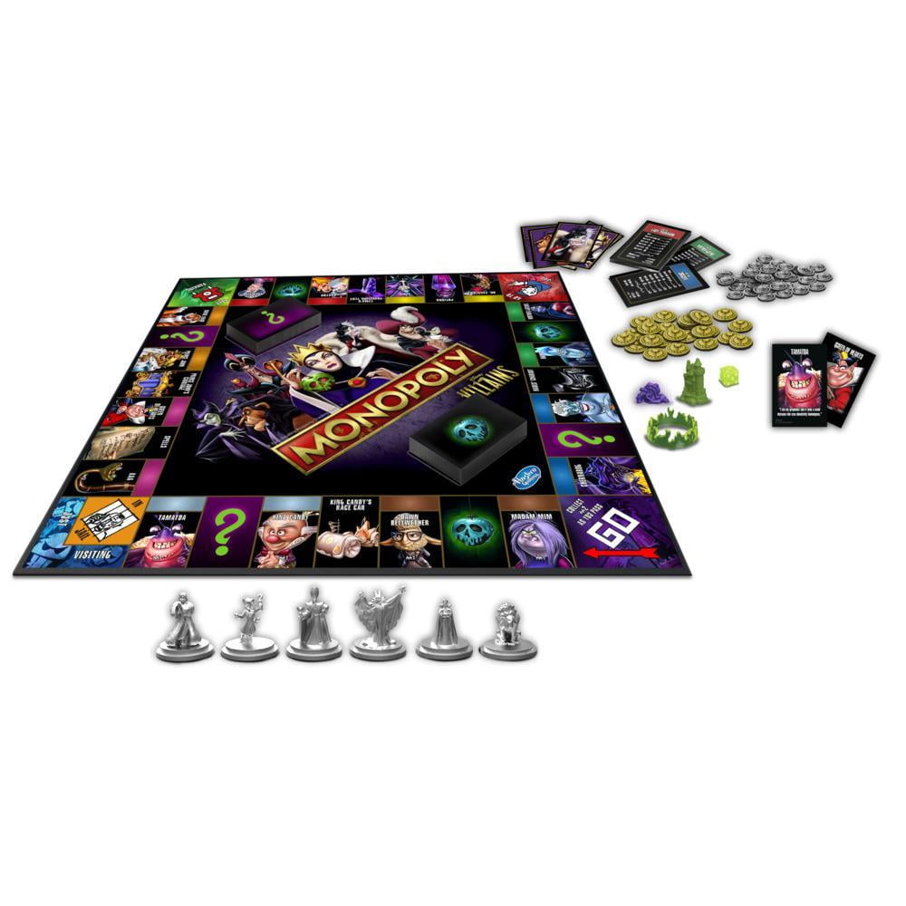 Monopoly: Disney Villains Edition Board Game for Ages 8 and Up, 2-6 Pl