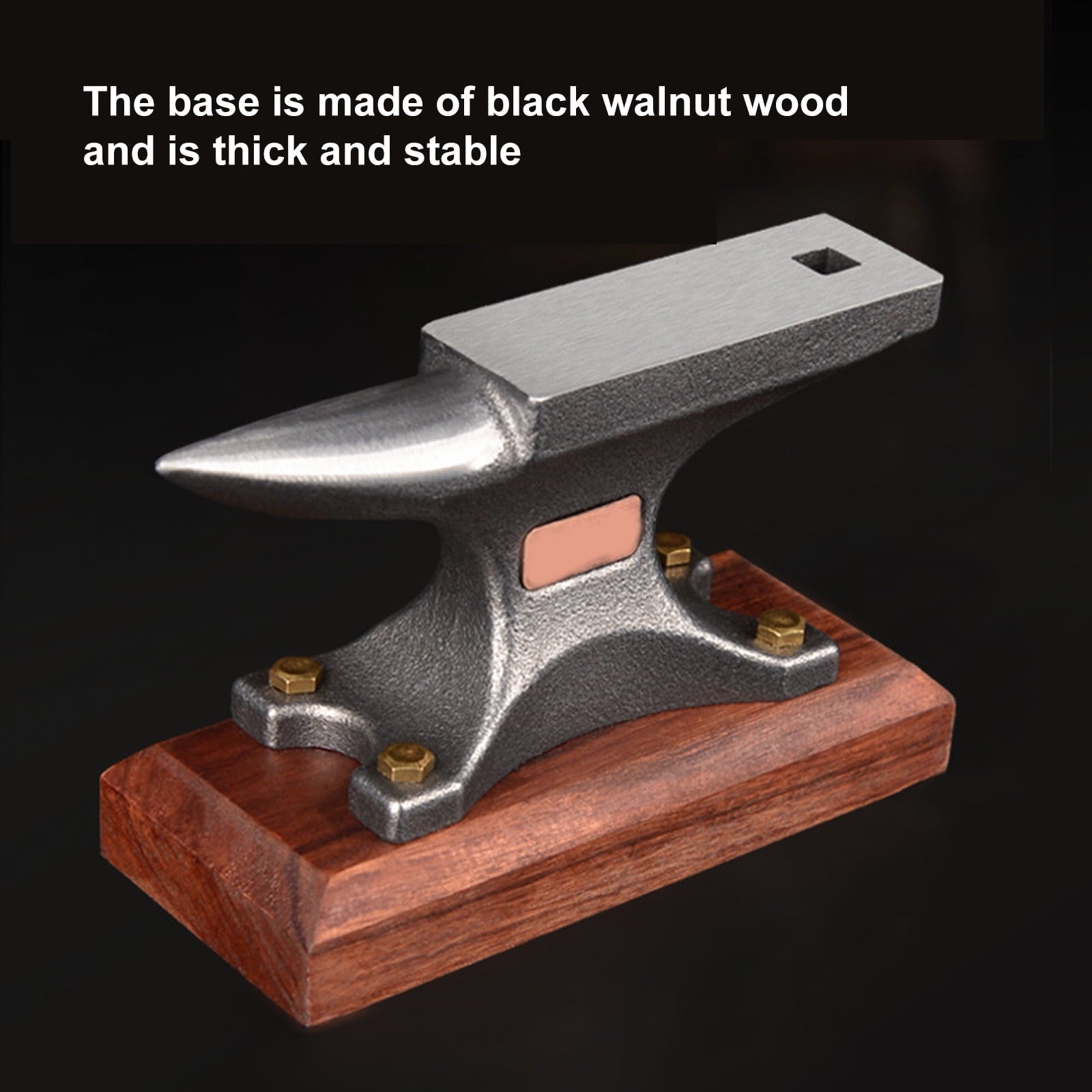 Carbon Steel Anvil Tool with Stable Base for Silversmithing, Blacksmit